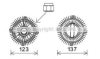 AVA QUALITY COOLING FDC446 Clutch, radiator fan